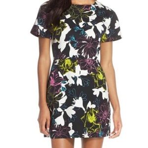 Stunning French Connection Neon Floral Dress